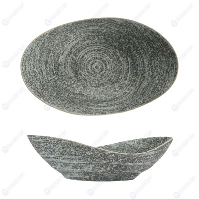 Блюдо для подачи с покрытием 23*13*6,5 см, Glossy Stone Untouched Taiga, P.L. Proff Cuisine