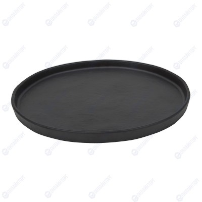 Блюдо,тарелка меламиновая 21*2см  P.L. BLACK FINISH