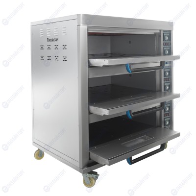 Печь хлебопекарная электрическая ярусная HEO-750/3 Foodatlas