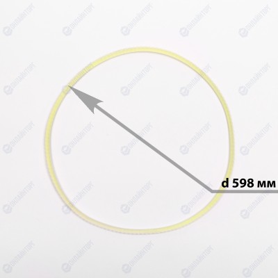 Ремень зубчатый (598*4,5*3,5 мм) для FRM/FRBM- 810/980, FR-1370AL/L