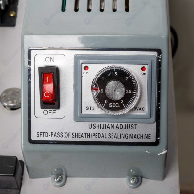 Ножной импульсный запайщик с обрезкой SFTD-800