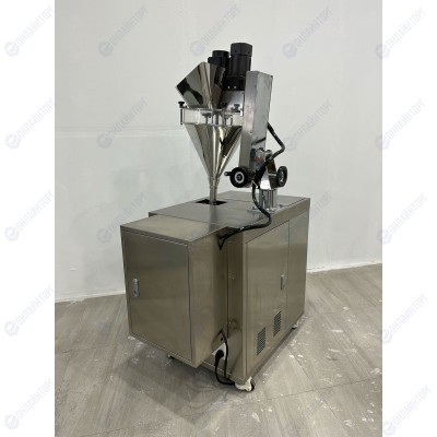 Мини дой-пак линия со шнековым дозатором HLDX-9018F