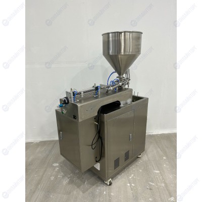 Мини дой-пак линия с поршневым дозатором для пакетов с зип-локом HLDX-9018G