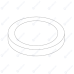 Прокладка ПТФЭ D55X41,8X4 VO UL94, Sanremo, арт.10502045