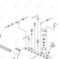 Тефлоновый зонд уровня 120 ММ, арт.10112064A