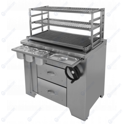 МАНГАЛ УГОЛЬНЫЙ МНОГОФУНКЦИОНАЛЬНЫЙ  GRILL MASTER УММ/2 (ROBATA L1200) 11314