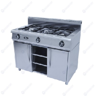 ПЛИТА 3 КОНФ. GRILL MASTER Ф3ПГ/600 ГАЗ 50043 (3 конфорки) (газовая)
