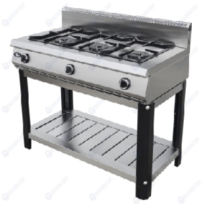 ПЛИТА 3 КОНФ. GRILL MASTER Ф3ПГ/600 ГАЗ 50043о (3 конфорки) (газовая)