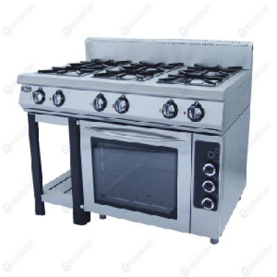 ПЛИТА 6 КОНФ. GRILL MASTER Ф6ПДГ/800 ГАЗ 50004э (6 конфорок) (газовая)