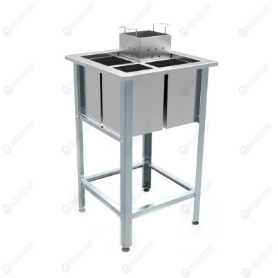 ВАННА МОЕЧНАЯ ДЛЯ МОЙКИ ЯИЦ СВАРНАЯ ВМЯБ/1-80/80/430