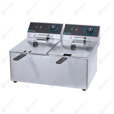 ФРИТЮРНИЦА HURAKAN HKN-FD44N (2 секции) (электрическая)