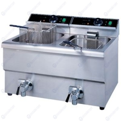 ФРИТЮРНИЦА HURAKAN HKN-FT1212N (2 секции) (электрическая)