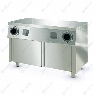 СТОЛ-ТУМБА С ДИСПЕНСАРАМИ АТЕСИ  СТД-2/1200-2 КУПЕ