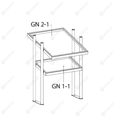 ДИСПЕНСЕР ДЛЯ ПОДНОСОВ APACH CHEF LINE LDT76T