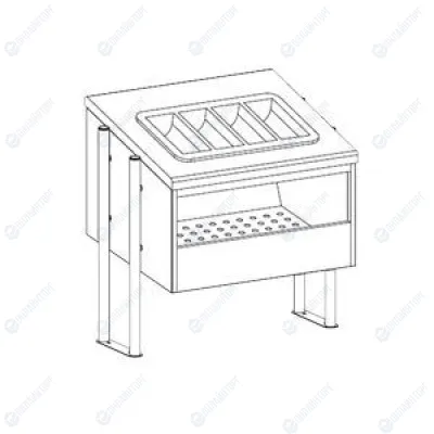 ДИСПЕНСЕР ДЛЯ ХЛЕБА И ПРИБОРОВ APACH CHEF LINE LDBC76