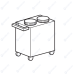 ДИСПЕНСЕР ДЛЯ ПОДОГРЕВА ТАРЕЛОК APACH CHEF LINE LDH8380