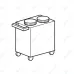 ДИСПЕНСЕР ДЛЯ ПОДОГРЕВА ТАРЕЛОК APACH CHEF LINE LDH8380