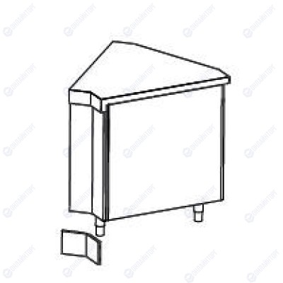 ПЛИНТУС БОКОВОЙ APACH CHEF LINE L987805200