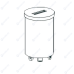ТЕЛЕЖКА ДЛЯ МУСОРА APACH CHEF LINE LWBP95