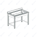 СТОЛ РАЗДЕЛОЧНЫЙ ДЛЯ РЫБЫ APACH CHEF LINE LTPF127S1