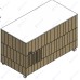 СТОЛ ШВЕД.НЕЙТР.ОСТРОВ. ENOFRIGO DOGE BASE QNE 1400 СВЕТ.ДУБ