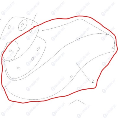КРЫШКА ДЛЯ МИКСЕРА ROLLMATIC BULL 60 D00939