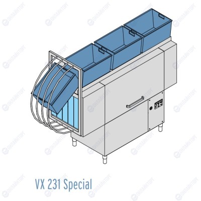 МАШИНА Д/МОЙКИ ЯЩИКОВ DIHR VX 231 SX SPECIAL+DDE