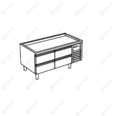 БАЗА ХОЛОДИЛЬНАЯ APACH CHEF LINE SLBR722