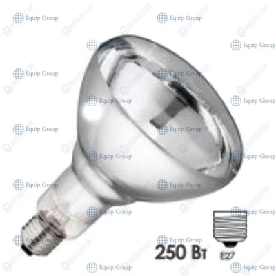 ЛАМПА 250W Е27 ДЛЯ ЛАМПЫ ИНФРАКРАСНОЙ HURAKAN HKN-DL