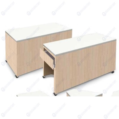 СТОЛ ШВЕД.НЕЙТР.ОСТРОВ. ENOFRIGO DOGE BASE QNE 2000 ВЕНГЕ, СКВОЗНОЙ ОТСЕК OPT68003, НА КОЛЕСАХ