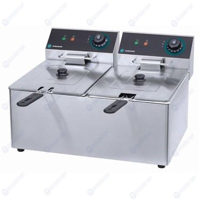 ФРИТЮРНИЦА HURAKAN HKN-FD1111N (2 секции) (электрическая)