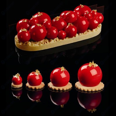 Форма силиконовая PAVOFLEX для пирож. 3D 