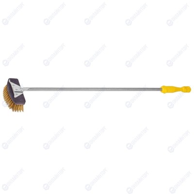 Щетка для печи 15х5,5см h90см со скребком, медная 257/1LC