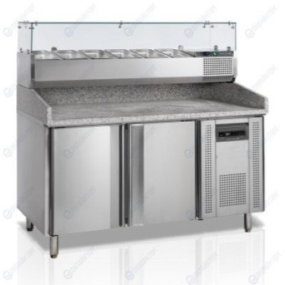 СТОЛ ДЛЯ ПИЦЦЫ TEFCOLD PT1200 + VK38-150 (каменный)