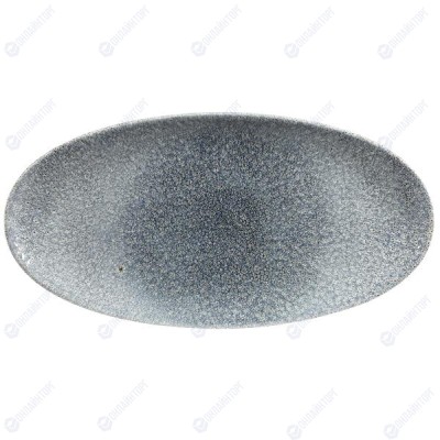 Блюдо овальное CHEFS 34,7х17,3см, без борта, цвет Raku Topaz Blue, Studio Prints RKTBOV351