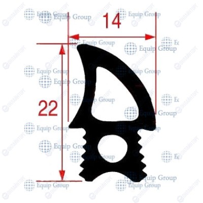 УПЛОТНИТЕЛЬ ДВЕРИ ДЛЯ ПЕЧИ UNOX GN1000/GN1006