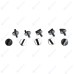 СУППОРТ МИКРОВЫКЛЮЧАТЕЛЯ ДЛЯ ПЕЧИ UNOX KSN1022A