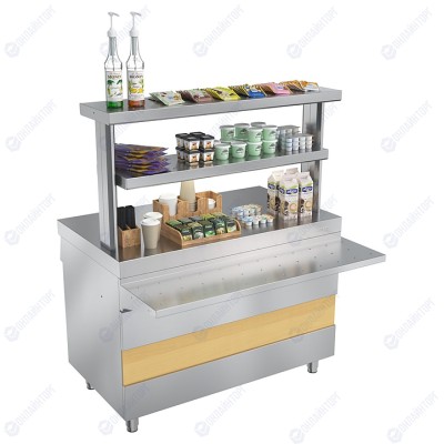 ПРИЛАВОК НЕЙТРАЛЬНЫЙ РИВЬЕРА СТОЛ НС-1200-02-О БЕЗ ПОЛОК