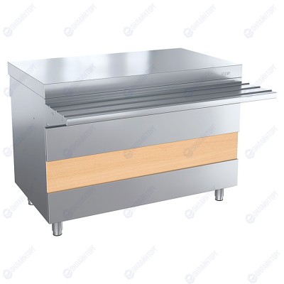 ПРИЛАВОК НЕЙТРАЛЬНЫЙ РИВЬЕРА СТОЛ НС-1200-02-О БЕЗ ПОЛОК