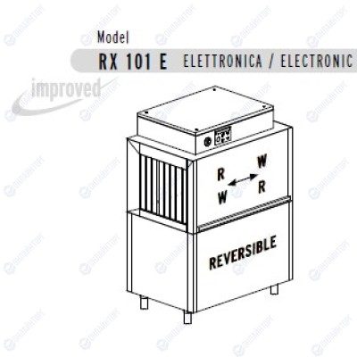 МАШИНА ПОСУДОМОЕЧНАЯ DIHR RX 101 E DX+DDE+XP (туннельная)