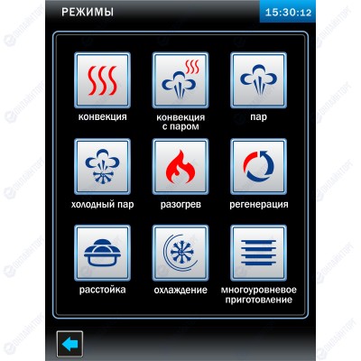 Пароконвектомат ABAT ПКА 6-1/1 ПП2 бойлерный (электрический)