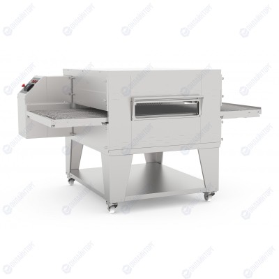 Печь для пиццы конвейерная ABAT ПЭК-800/2 с дверцей