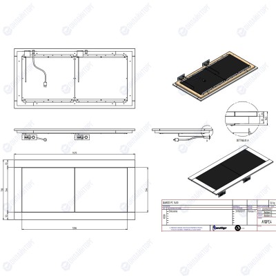 ПОВЕРХНОСТЬ ТЕПЛОВАЯ ENOFRIGO QUARZO PC 1400 ВСТР. ЦВЕТ 1379 (специализированная)
