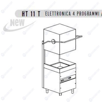 МАШИНА ПОСУДОМОЕЧНАЯ DIHR HT 11 T (купольная)