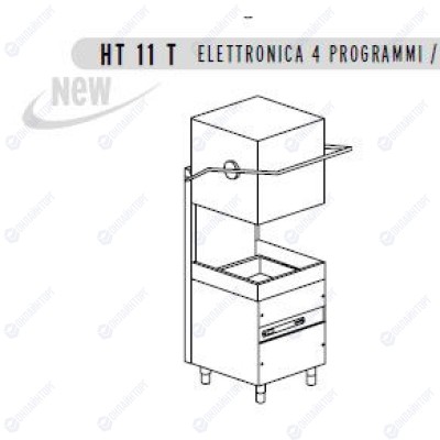 МАШИНА ПОСУДОМОЕЧНАЯ DIHR HT 11 T+DDE+PS (купольная)