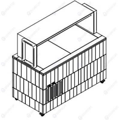 СТОЛ ШВЕД.ТЕПЛО/КЕРАМ ENOFRIGO DOGE SERVITO QPC 1400