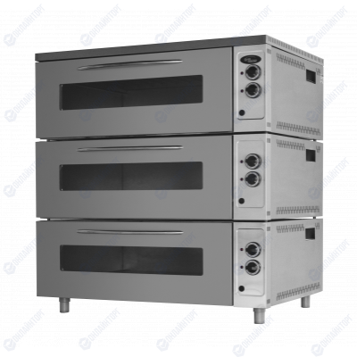 ШКАФ ПЕКАРСКИЙ GRILL MASTER ШЖГ/3 С ПАРОУВЛАЖНЕНИЕМ 13092 (газовый)