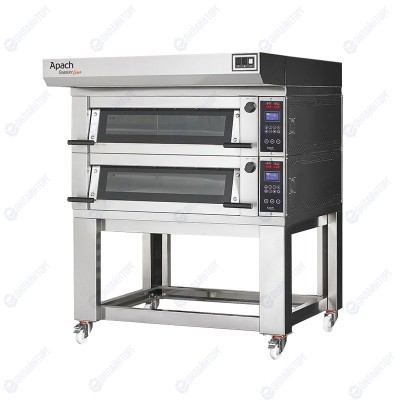 ПЕЧЬ ПОДОВАЯ С ПОДСТАВКОЙ БЕЗ НАПРАВЛЯЮЩИХ APACH BAKERY LINE E4L18PA + E4L24PALHSE DPBI-T
