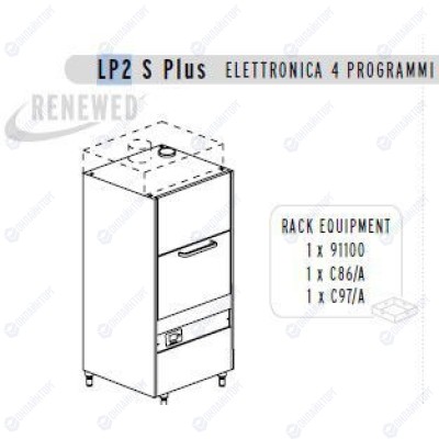 МАШИНА КОТЛОМОЕЧНАЯ DIHR LP2 S PLUS ELETTRONICA+DDE+XP