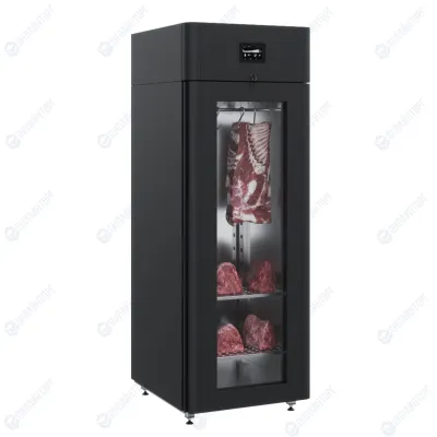 Холодильный шкаф для вызревания мяса CS107-Meat black Тип 1 со стеклом